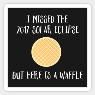 I Missed The 2017 Solar Eclipse But Here is a Waffle Sticker